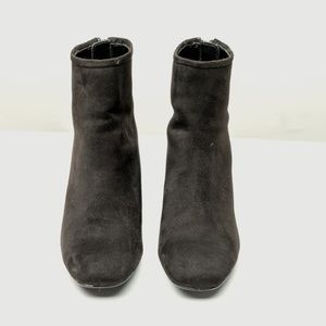 Black Suede Mod Booties